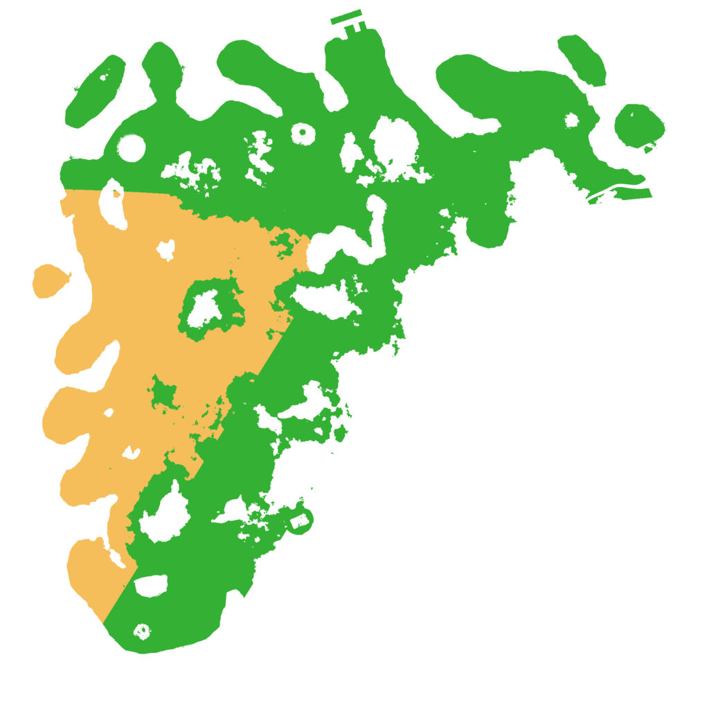 Biome Rust Map: Procedural Map, Size: 4500, Seed: 1999215908