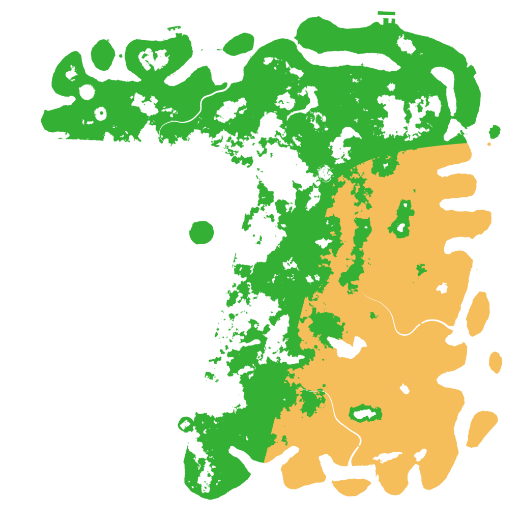Biome Rust Map: Procedural Map, Size: 6000, Seed: 1142525