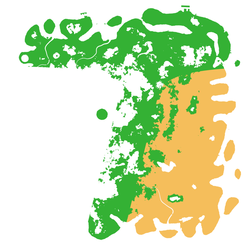 Biome Rust Map: Procedural Map, Size: 6000, Seed: 1142525