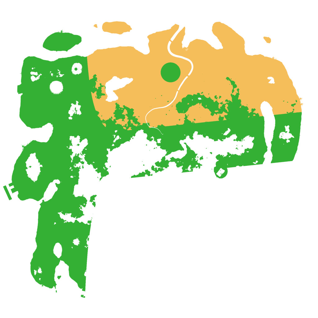 Biome Rust Map: Procedural Map, Size: 4250, Seed: 83131233