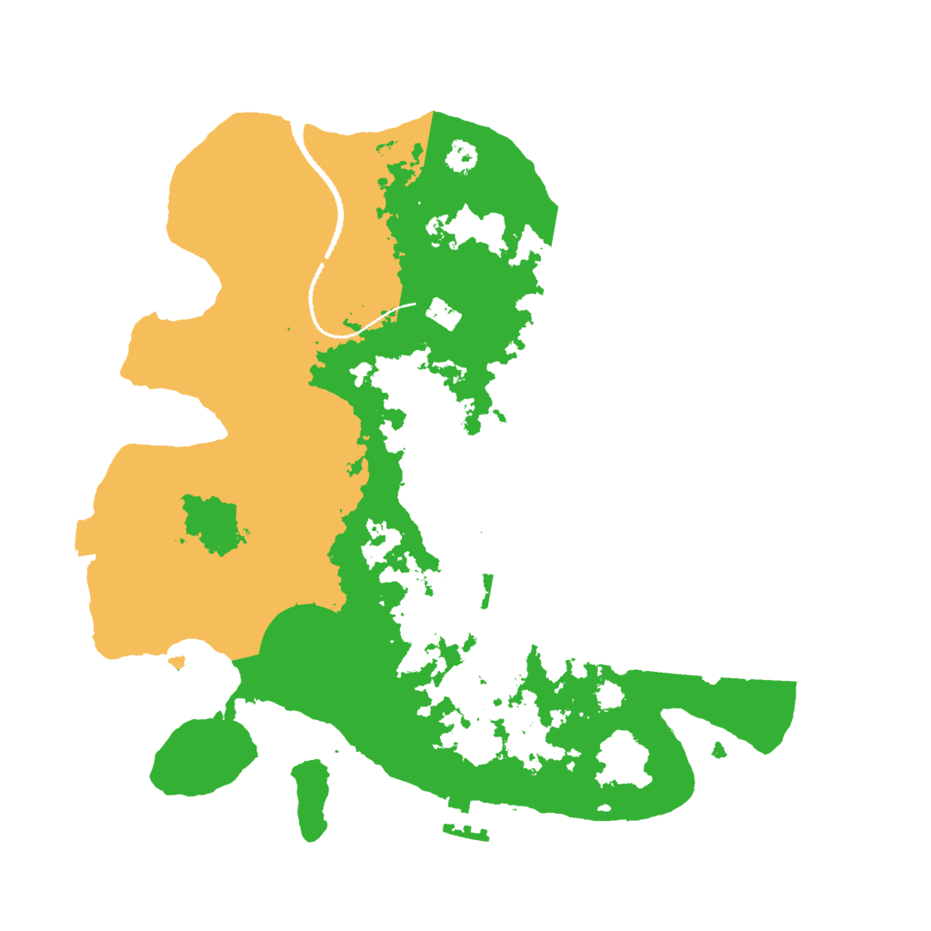 Biome Rust Map: Procedural Map, Size: 3000, Seed: 938423834