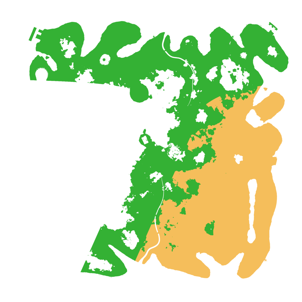 Biome Rust Map: Procedural Map, Size: 4250, Seed: 264506534