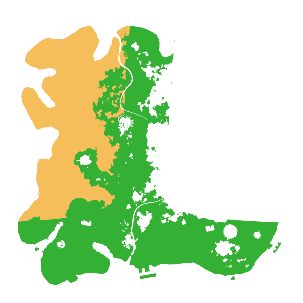 Biome Rust Map: Procedural Map, Size: 3800, Seed: 11631769