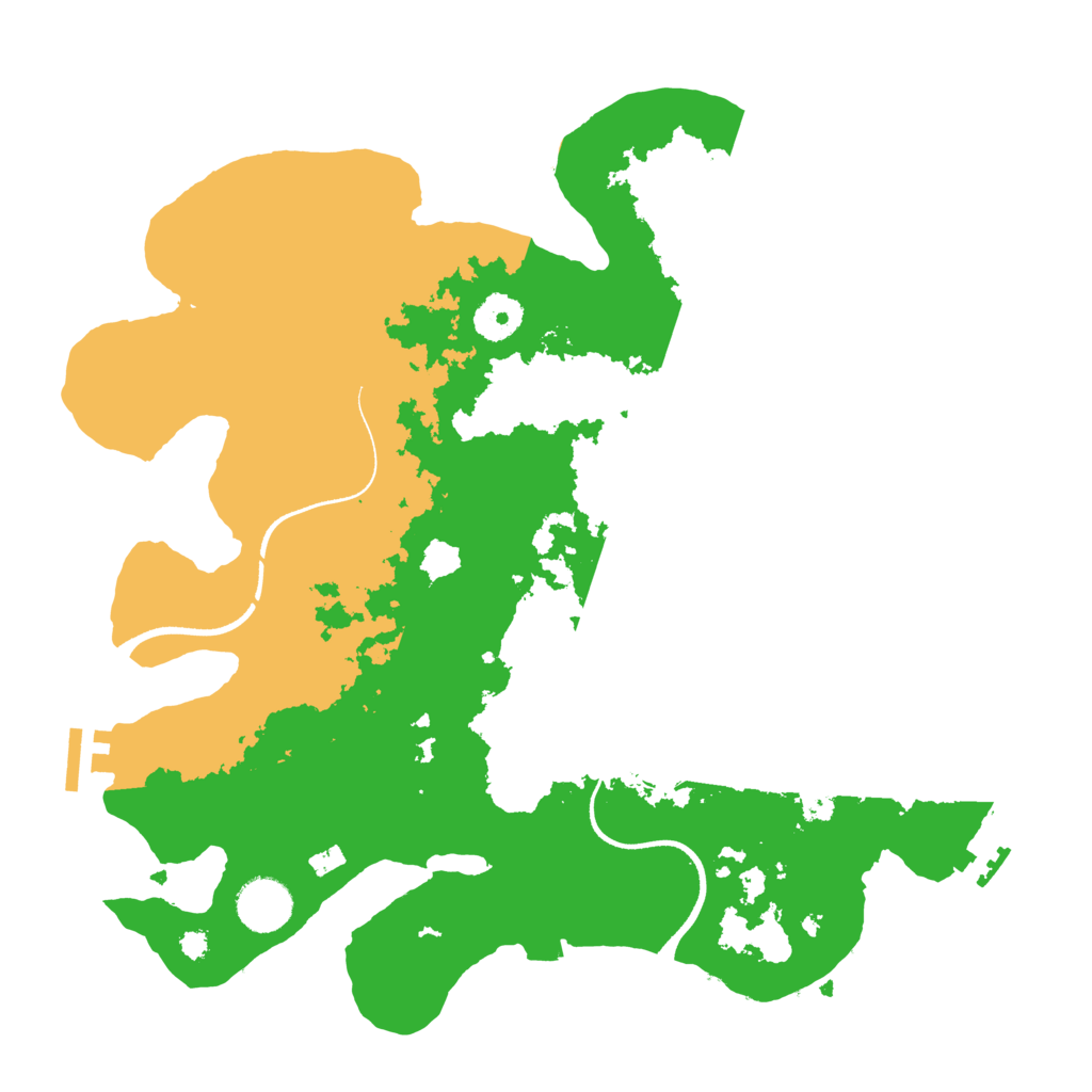 Biome Rust Map: Procedural Map, Size: 3500, Seed: 1020453577