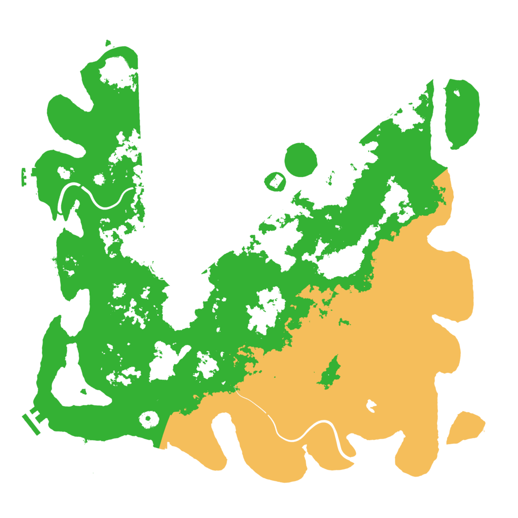 Biome Rust Map: Procedural Map, Size: 4250, Seed: 2004073079