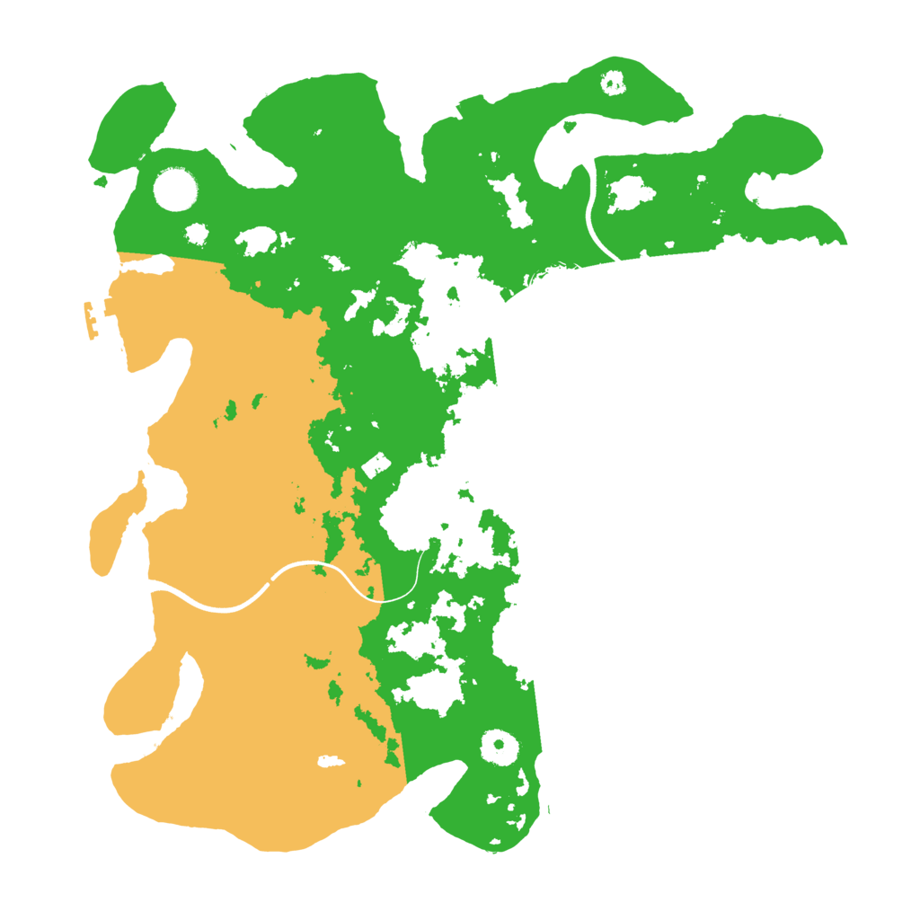 Biome Rust Map: Procedural Map, Size: 3700, Seed: 1886854236