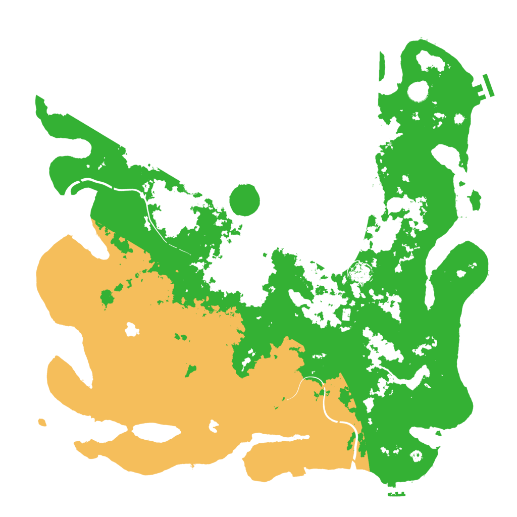 Biome Rust Map: Procedural Map, Size: 4500, Seed: 838031929