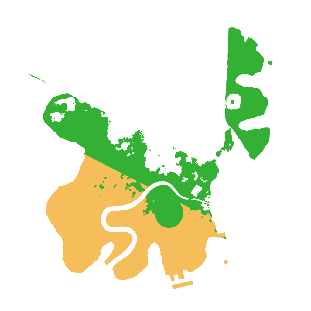 Biome Rust Map: Procedural Map, Size: 3000, Seed: 1100469461