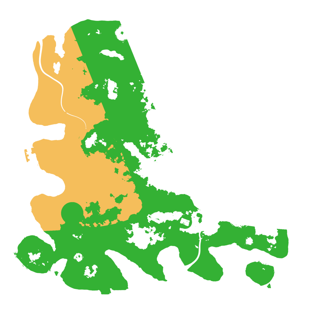 Biome Rust Map: Procedural Map, Size: 3750, Seed: 1124150574