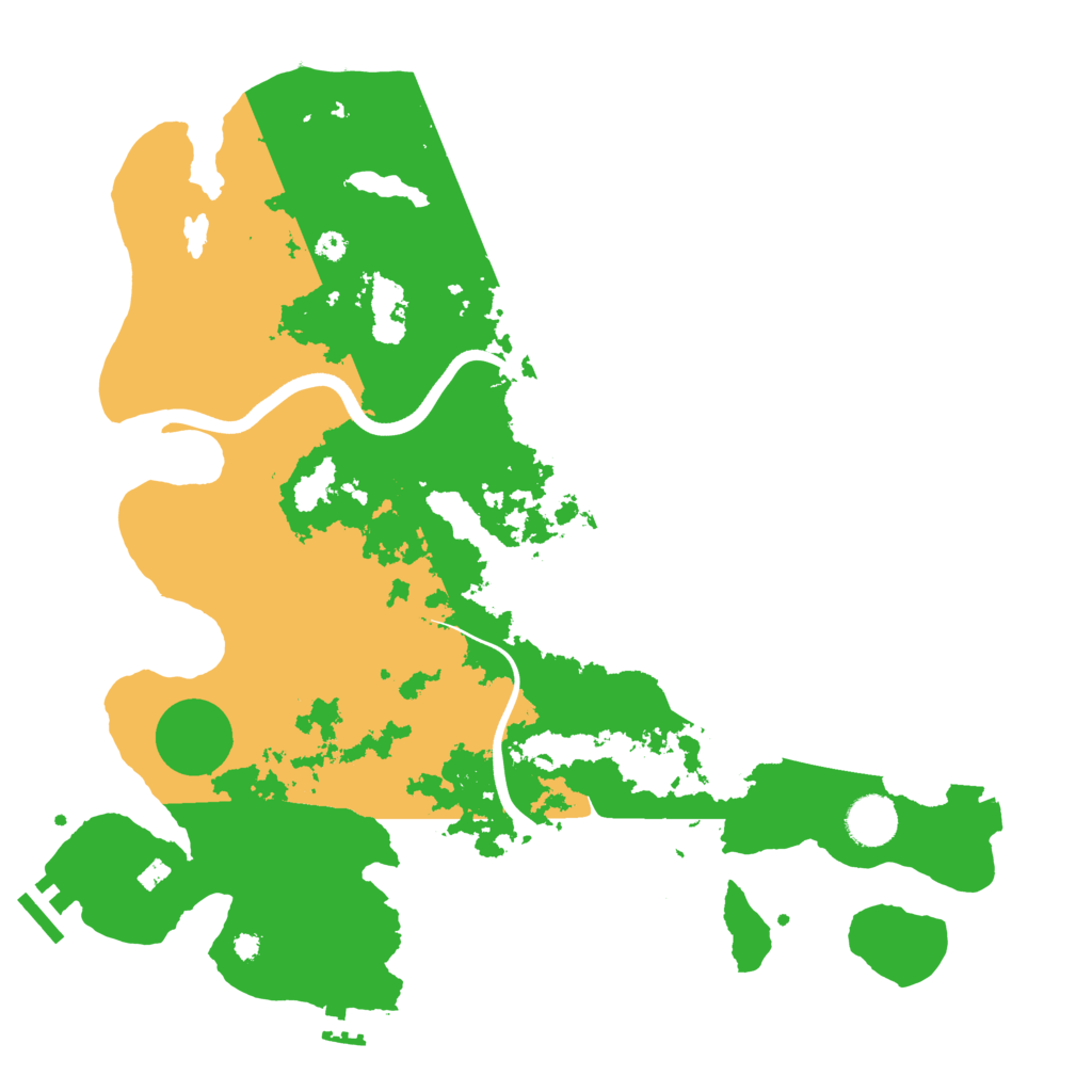 Biome Rust Map: Procedural Map, Size: 3750, Seed: 1124150574
