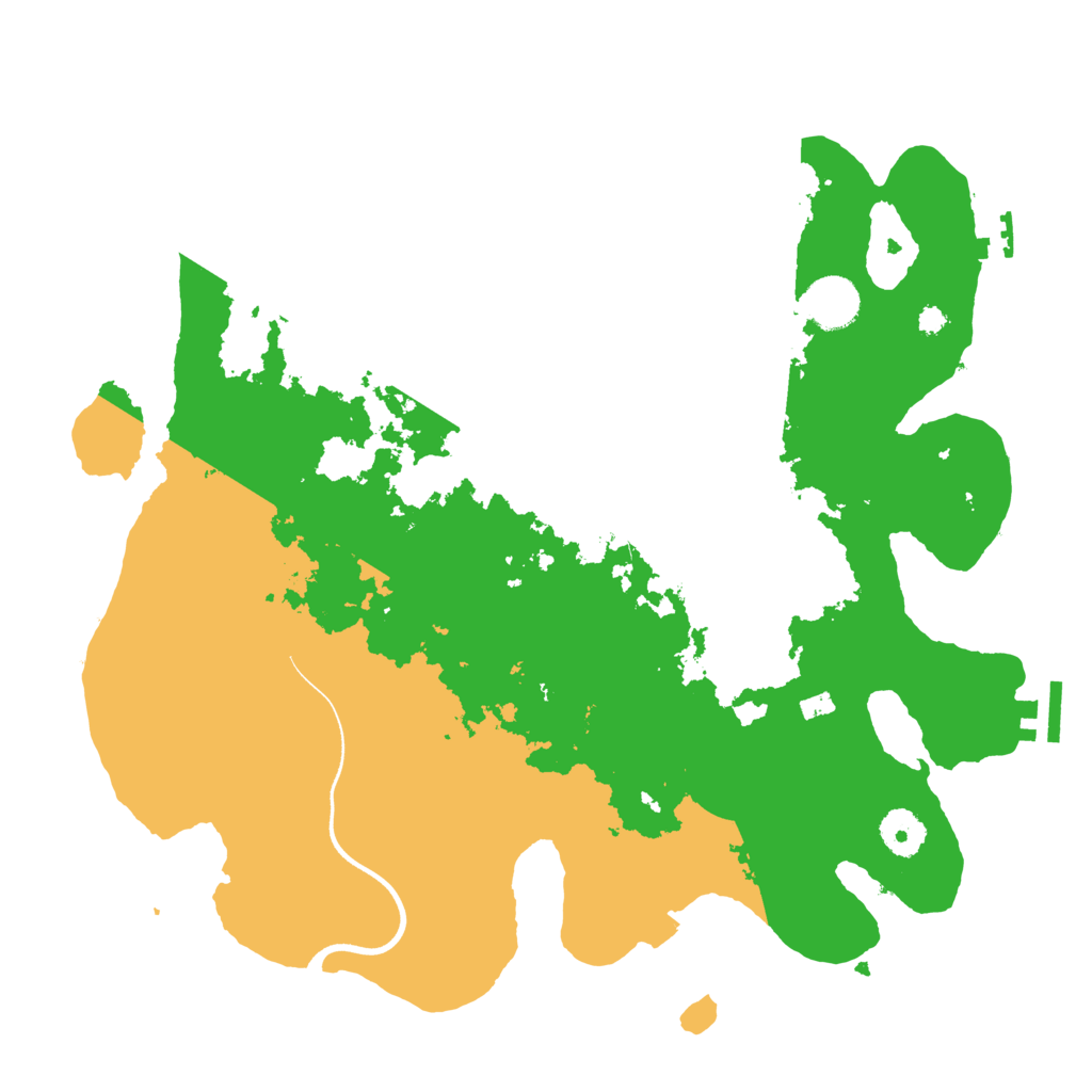 Biome Rust Map: Procedural Map, Size: 3611, Seed: 109406413