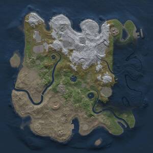 Thumbnail Rust Map: Procedural Map, Size: 3611, Seed: 109406413, 15 Monuments