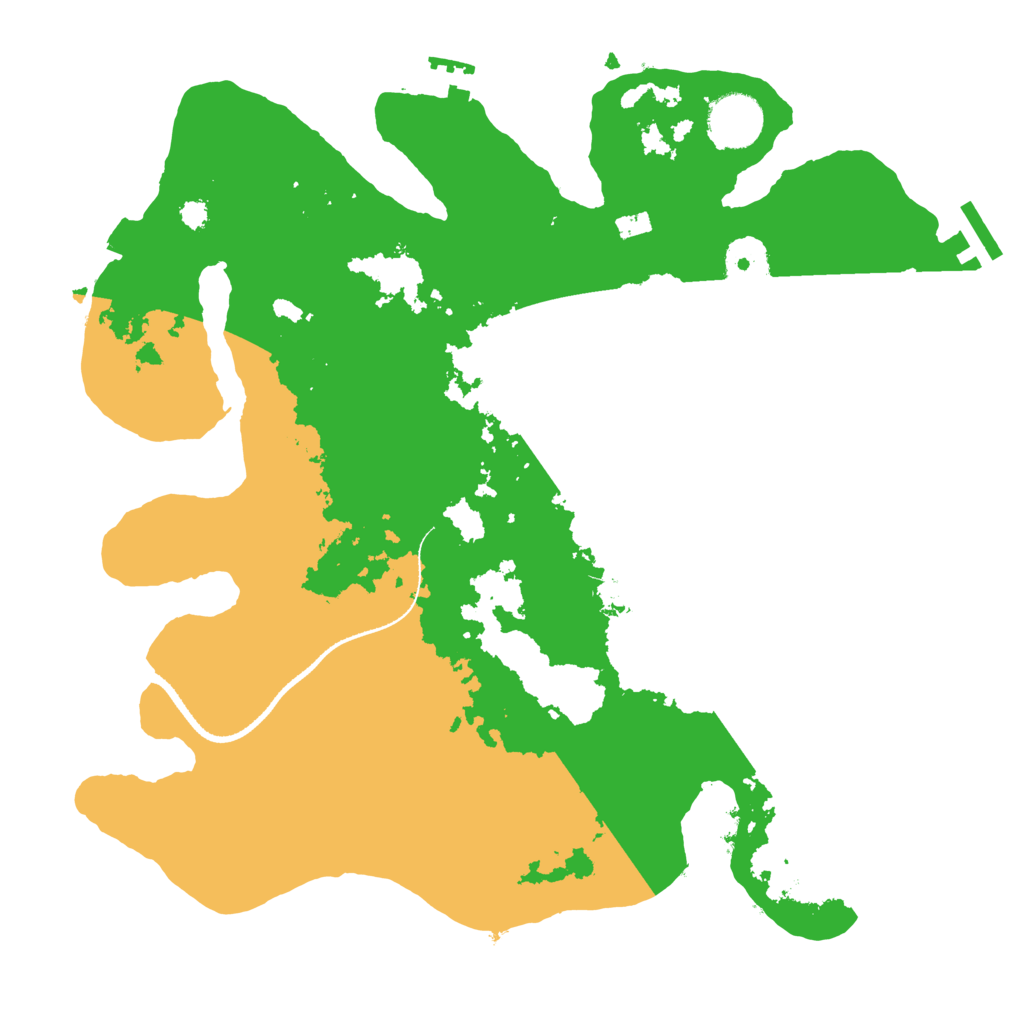 Biome Rust Map: Procedural Map, Size: 3300, Seed: 426628027