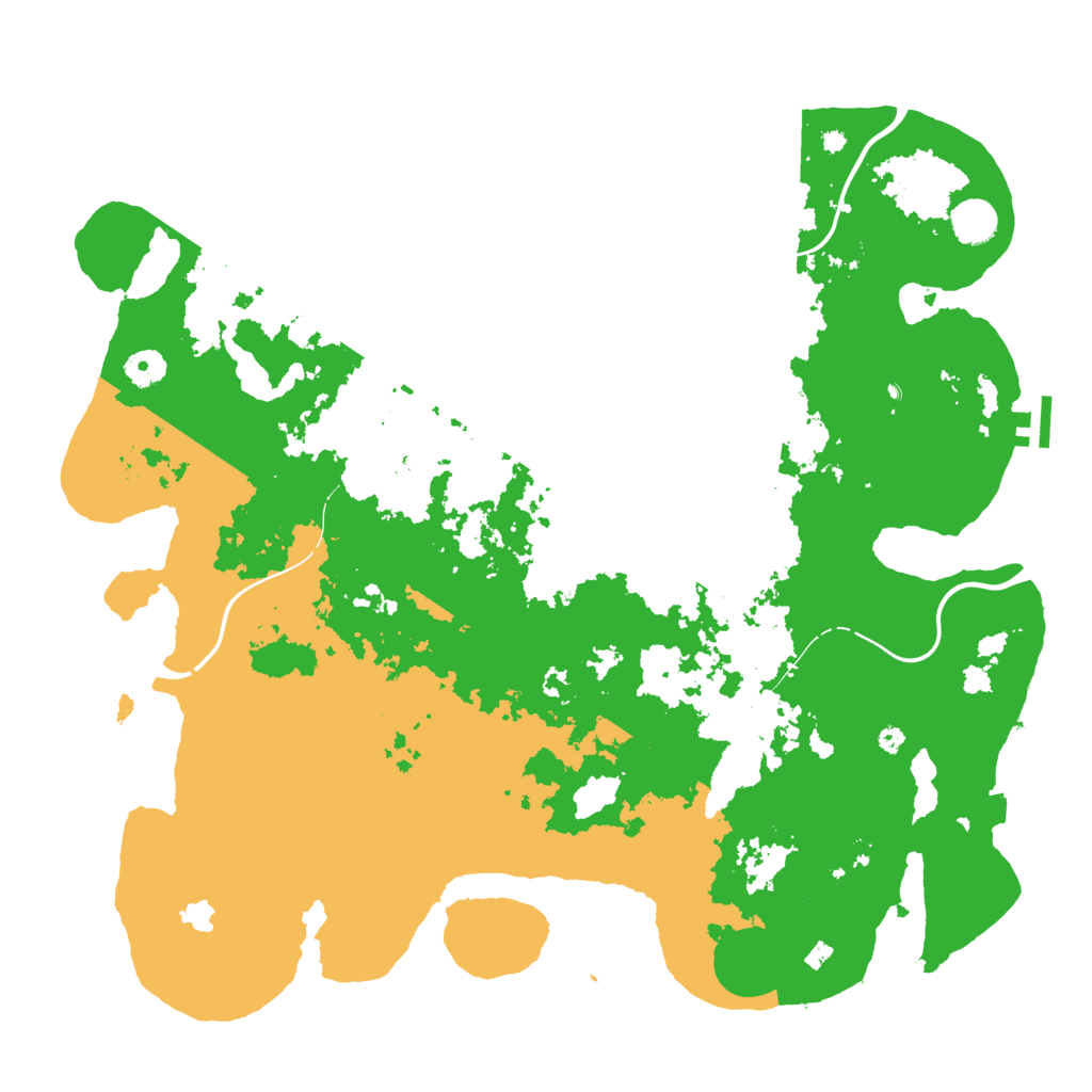 Biome Rust Map: Procedural Map, Size: 4250, Seed: 744551401