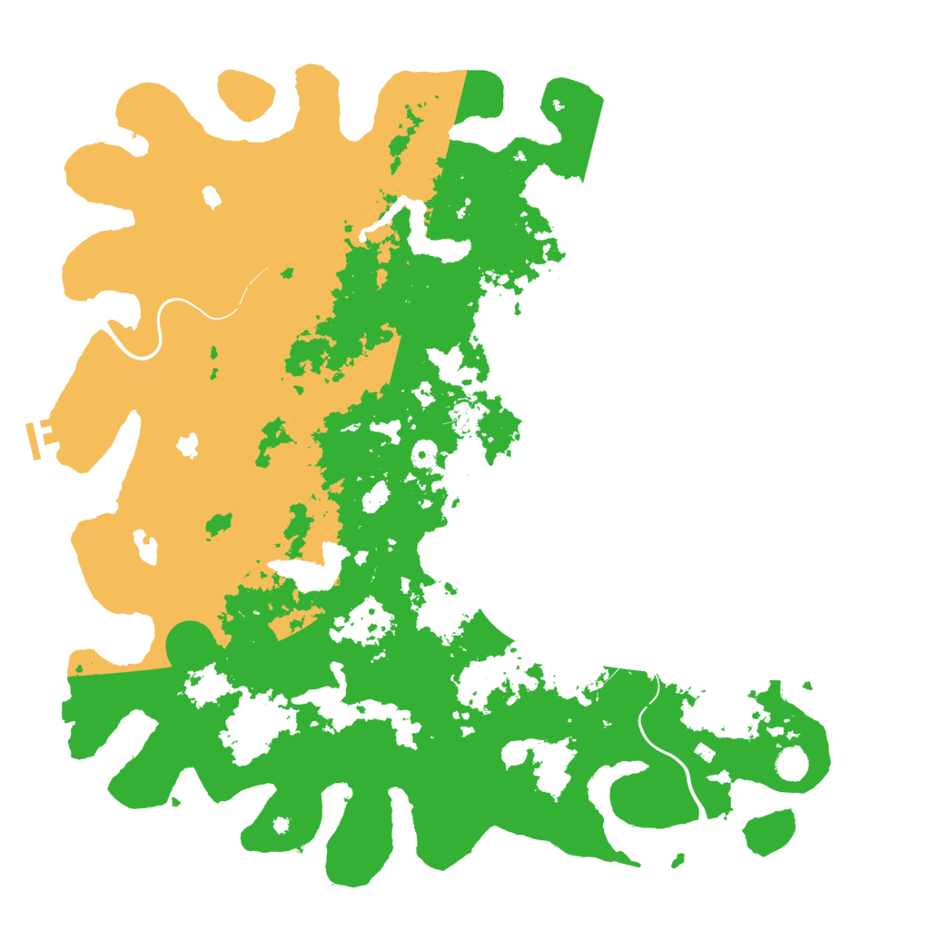 Biome Rust Map: Procedural Map, Size: 5000, Seed: 1970811822