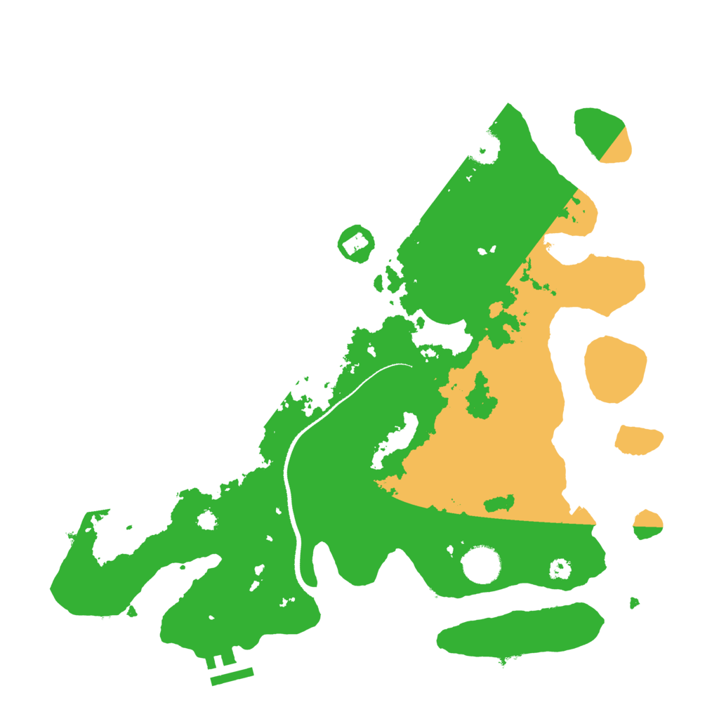 Biome Rust Map: Procedural Map, Size: 3350, Seed: 935561161