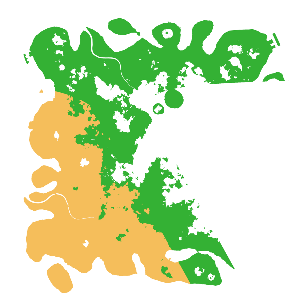 Biome Rust Map: Procedural Map, Size: 4500, Seed: 1558779159