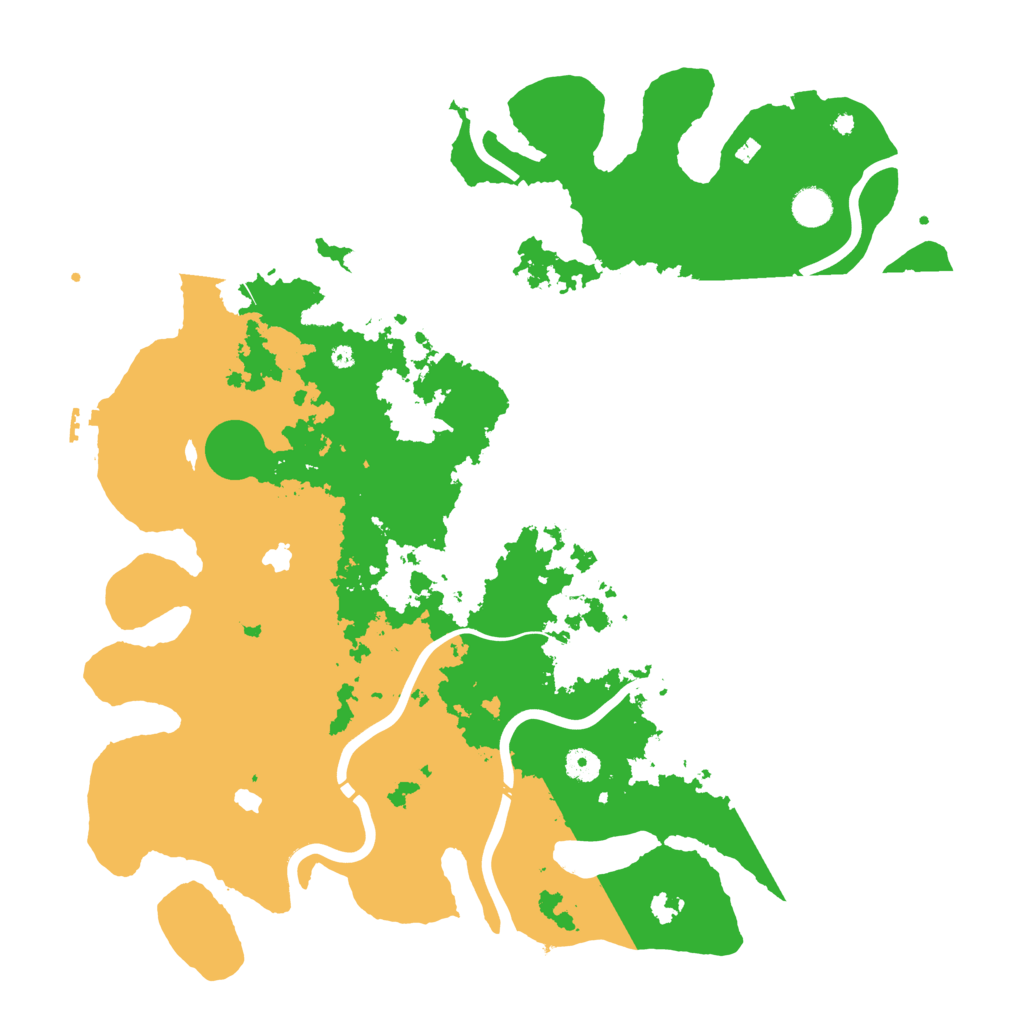 Biome Rust Map: Procedural Map, Size: 4500, Seed: 1558779159