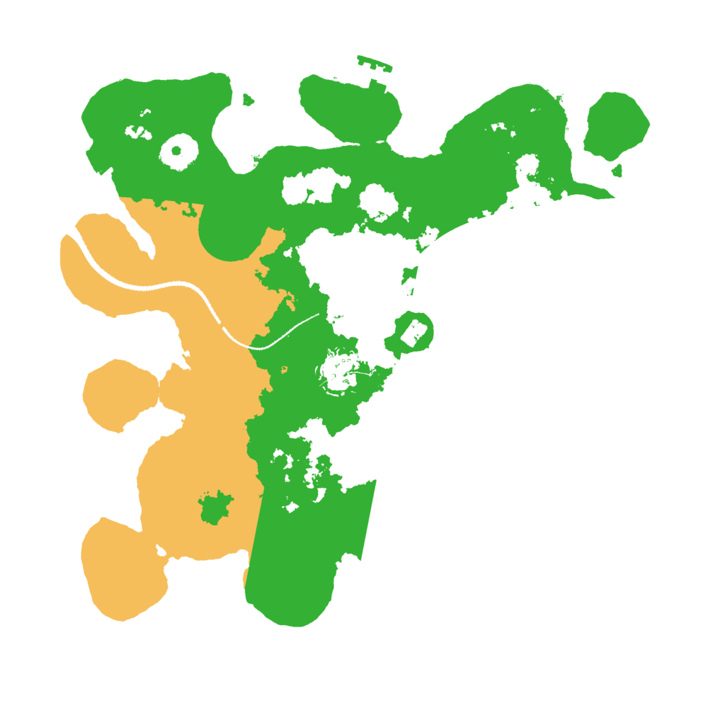 Biome Rust Map: Procedural Map, Size: 3000, Seed: 534698008