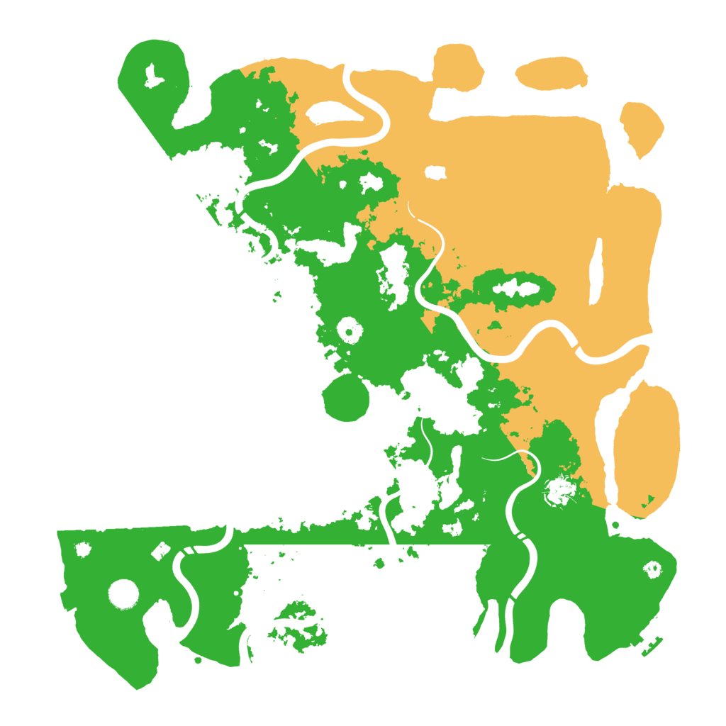 Biome Rust Map: Procedural Map, Size: 4250, Seed: 17386500
