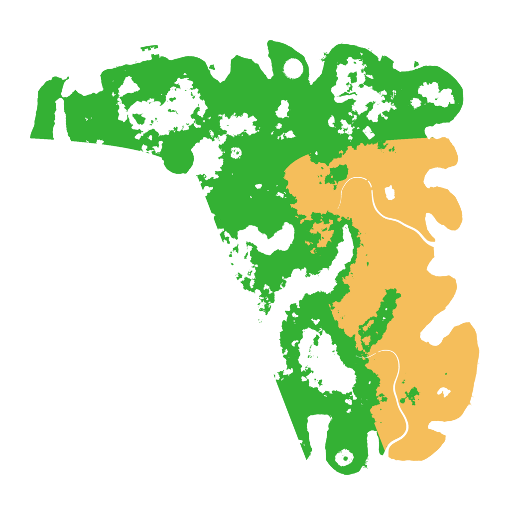 Biome Rust Map: Procedural Map, Size: 4500, Seed: 486014217