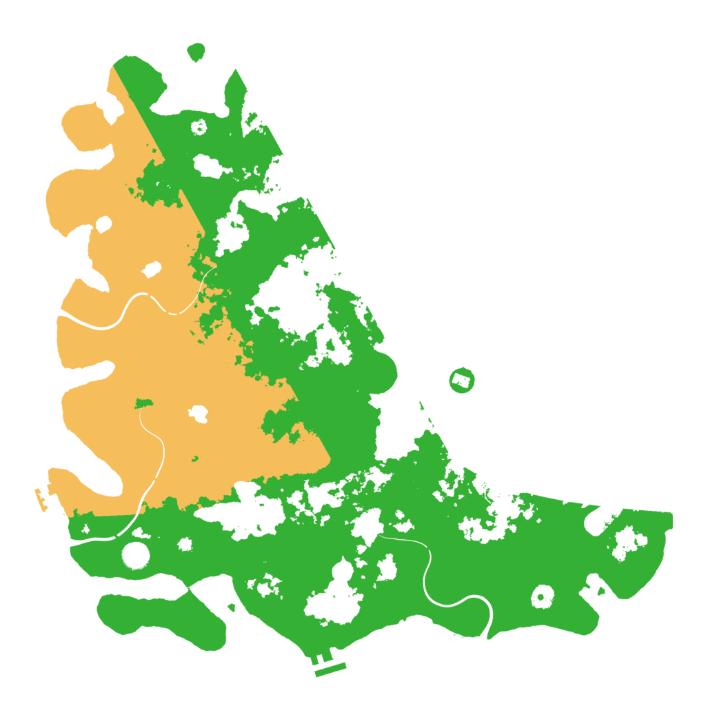 Biome Rust Map: Procedural Map, Size: 4500, Seed: 34273270