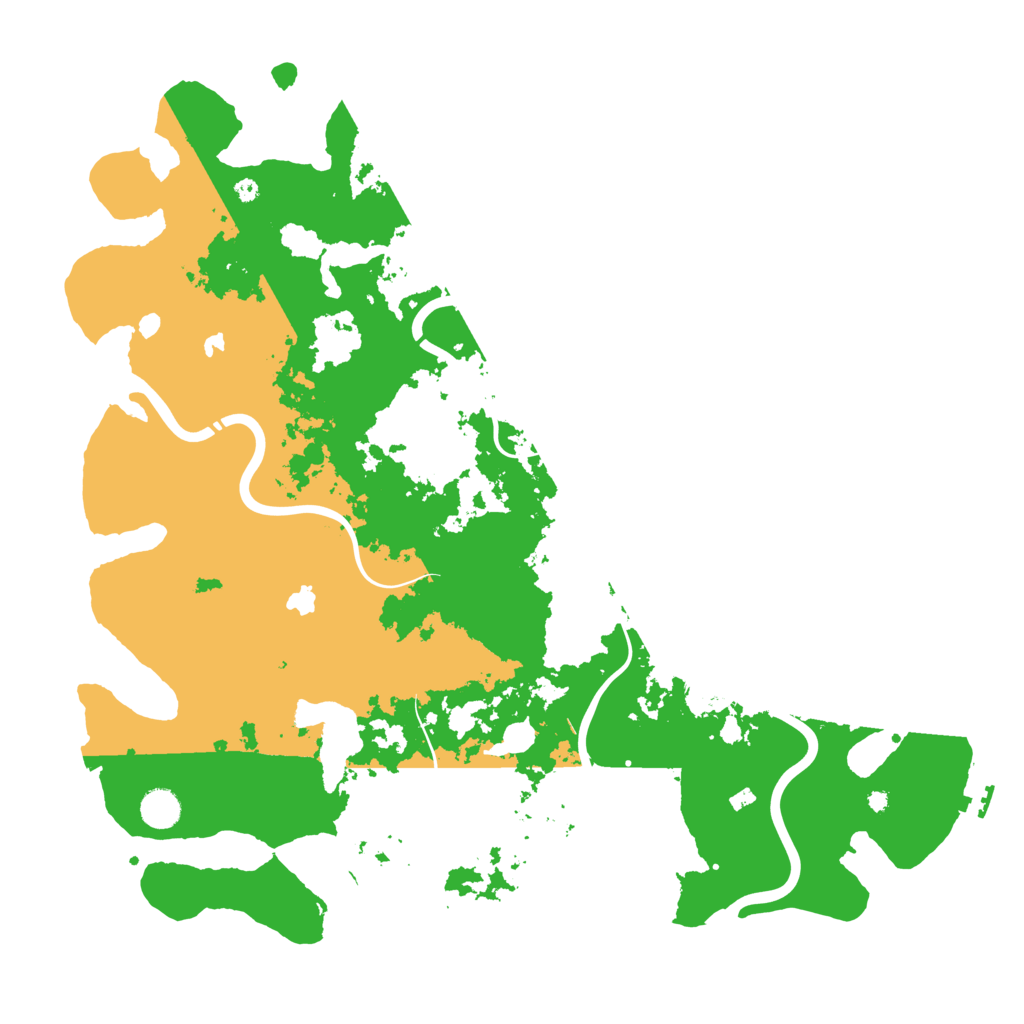 Biome Rust Map: Procedural Map, Size: 4500, Seed: 34273270