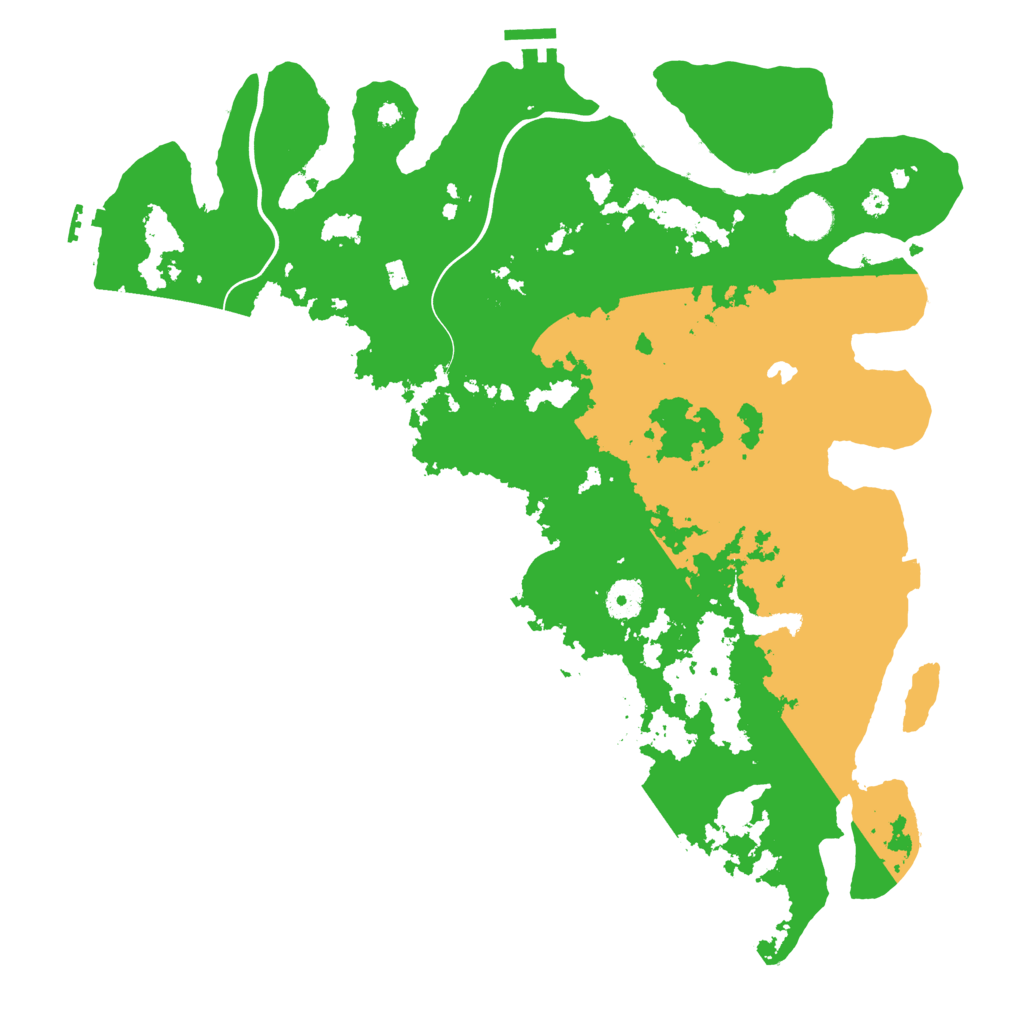 Biome Rust Map: Procedural Map, Size: 4000, Seed: 529948022