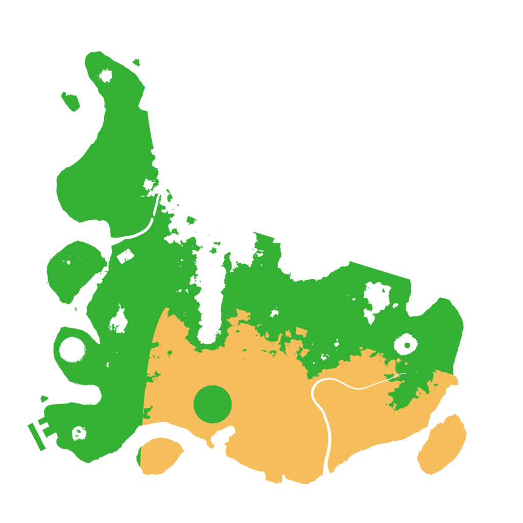 Biome Rust Map: Procedural Map, Size: 3635, Seed: 13825