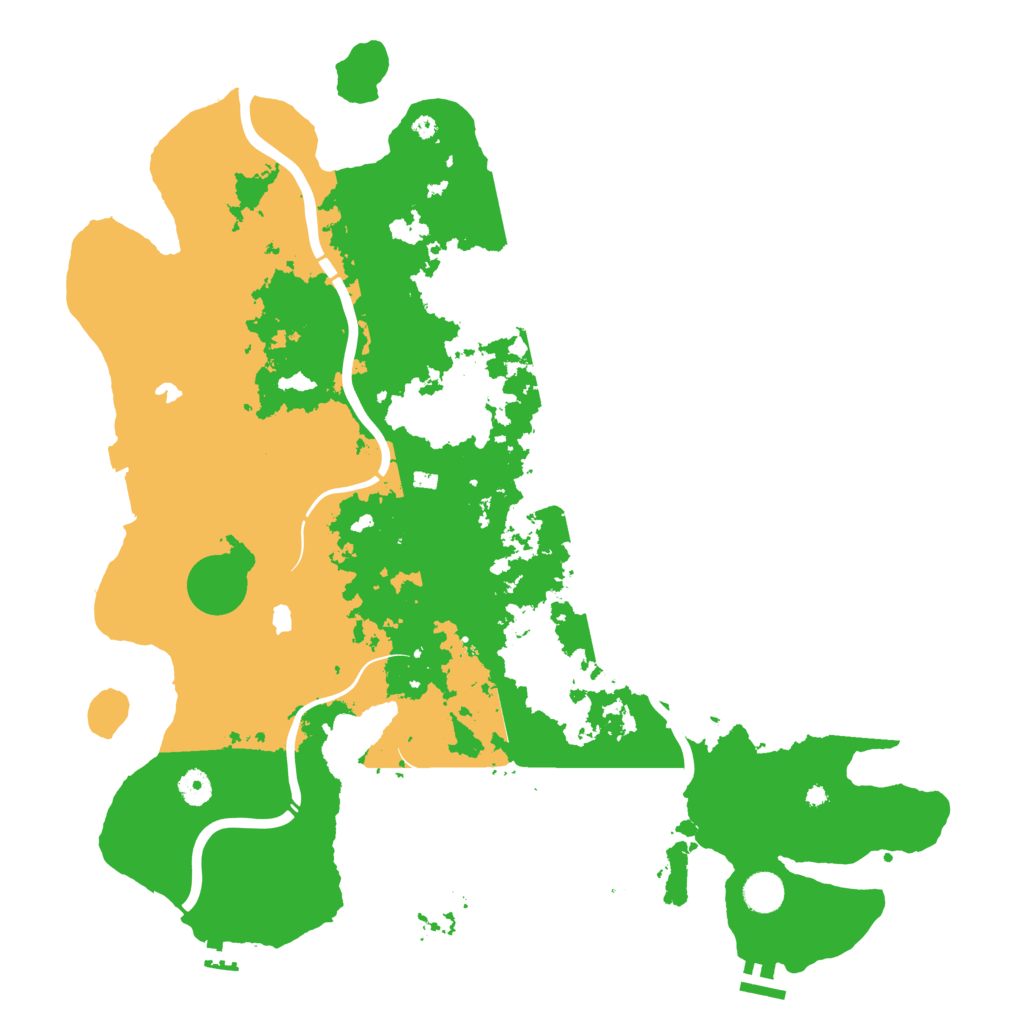 Biome Rust Map: Procedural Map, Size: 4500, Seed: 375276931