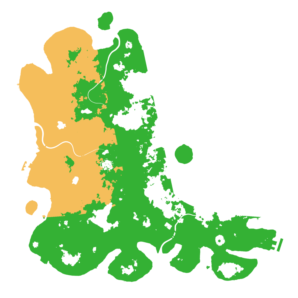 Biome Rust Map: Procedural Map, Size: 4500, Seed: 375276931