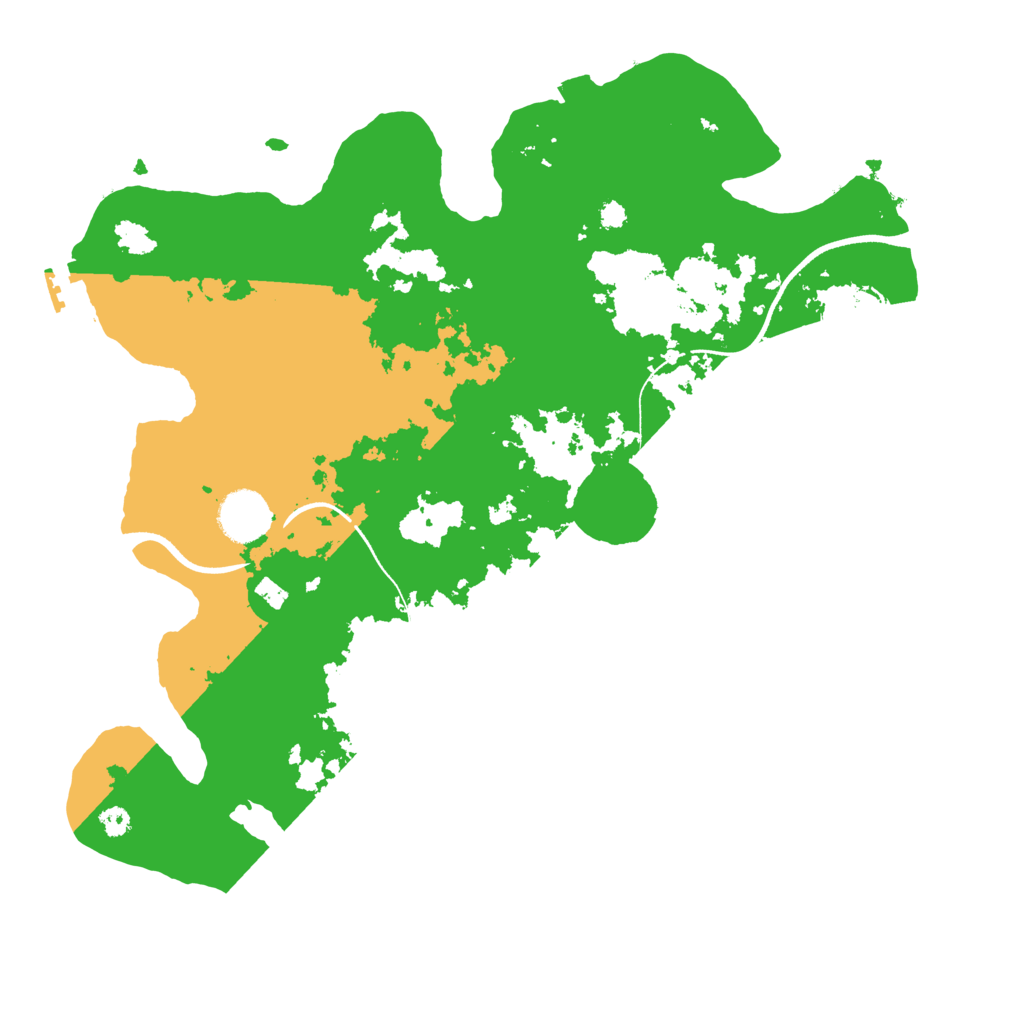 Biome Rust Map: Procedural Map, Size: 3500, Seed: 1675620997