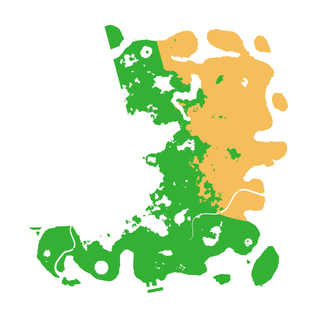 Biome Rust Map: Procedural Map, Size: 4000, Seed: 152815