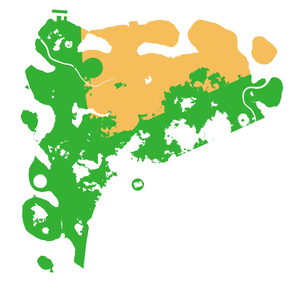 Biome Rust Map: Procedural Map, Size: 4000, Seed: 1417118756