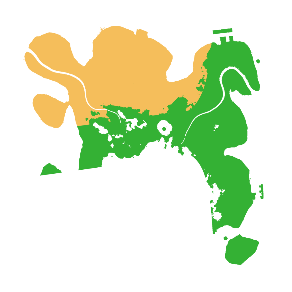 Biome Rust Map: Procedural Map, Size: 3000, Seed: 1176413943