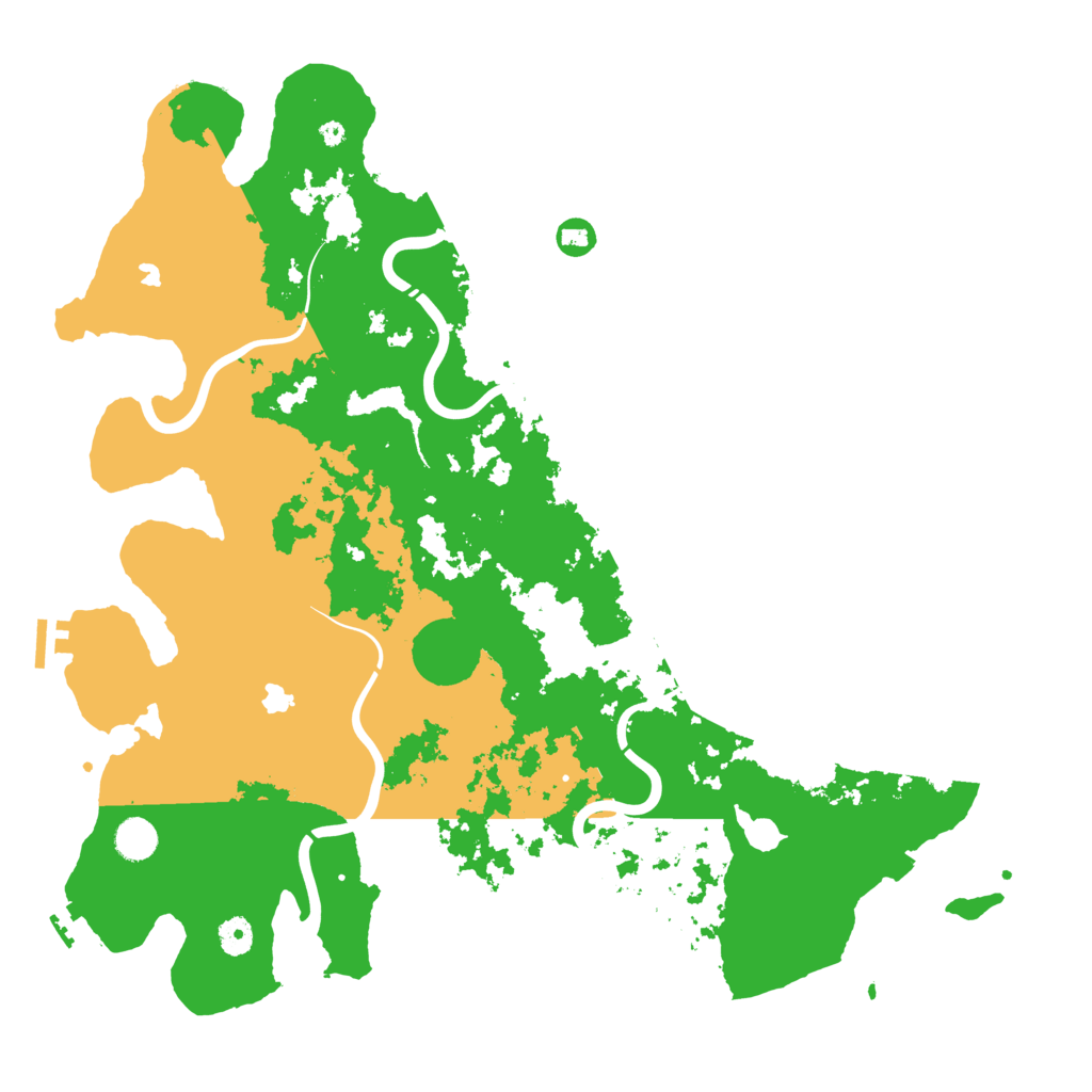 Biome Rust Map: Procedural Map, Size: 4500, Seed: 1454521379