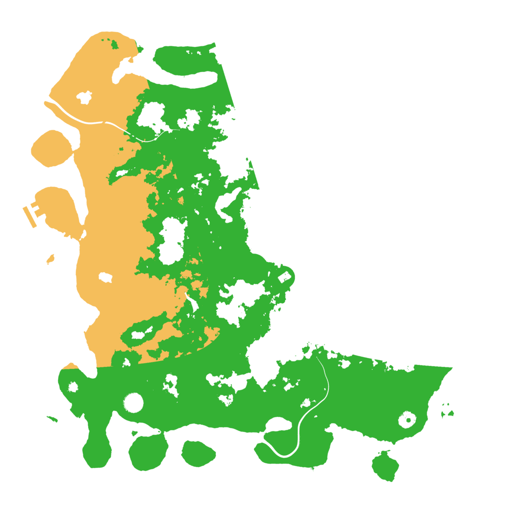 Biome Rust Map: Procedural Map, Size: 4500, Seed: 2051775440