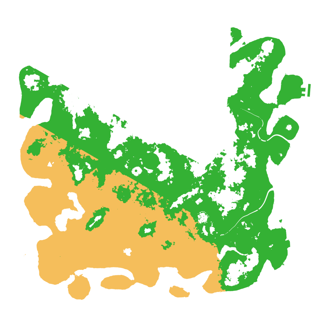 Biome Rust Map: Procedural Map, Size: 5000, Seed: 368021887