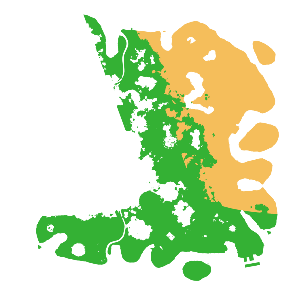 Biome Rust Map: Procedural Map, Size: 4000, Seed: 50811