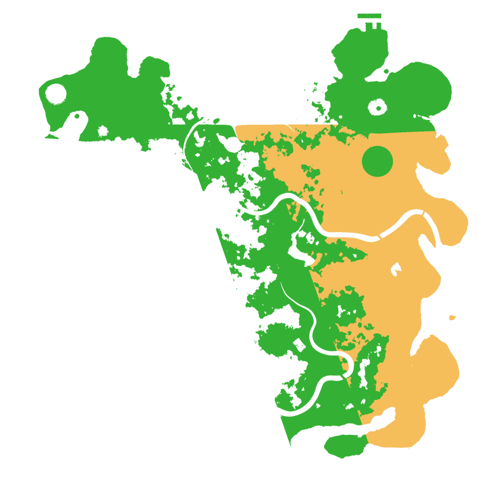 Biome Rust Map: Procedural Map, Size: 4250, Seed: 760622202