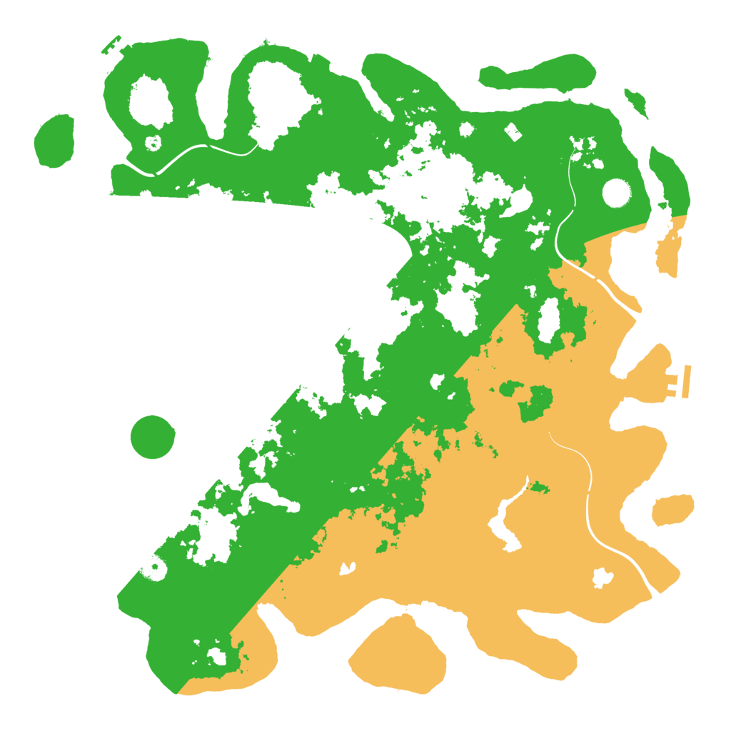 Biome Rust Map: Procedural Map, Size: 4500, Seed: 322124043