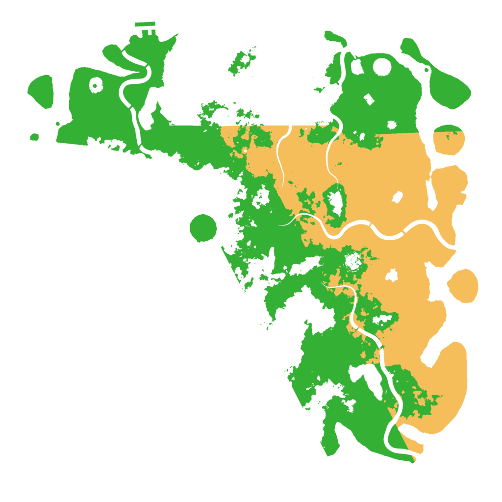 Biome Rust Map: Procedural Map, Size: 5000, Seed: 984004474