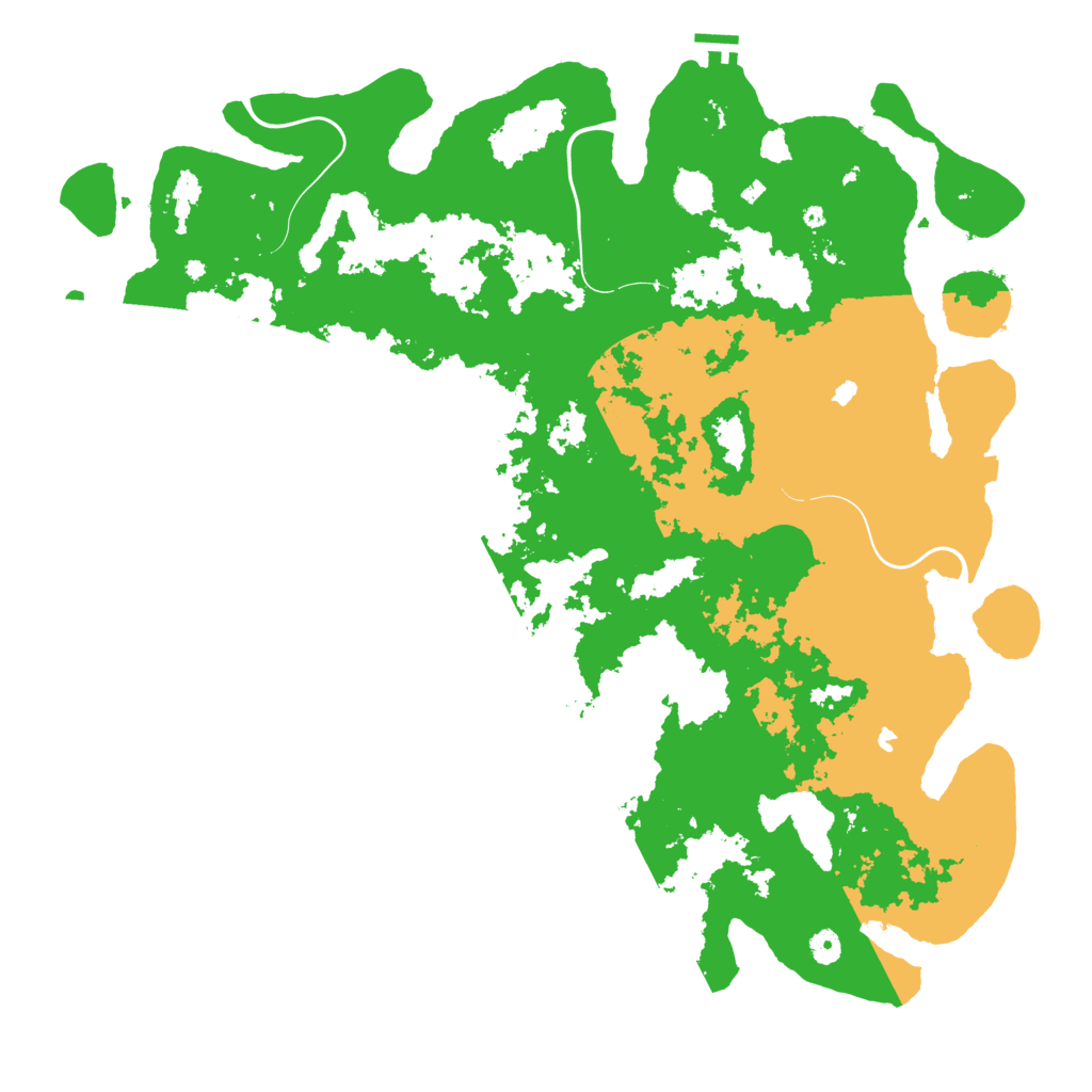 Biome Rust Map: Procedural Map, Size: 5000, Seed: 984004474