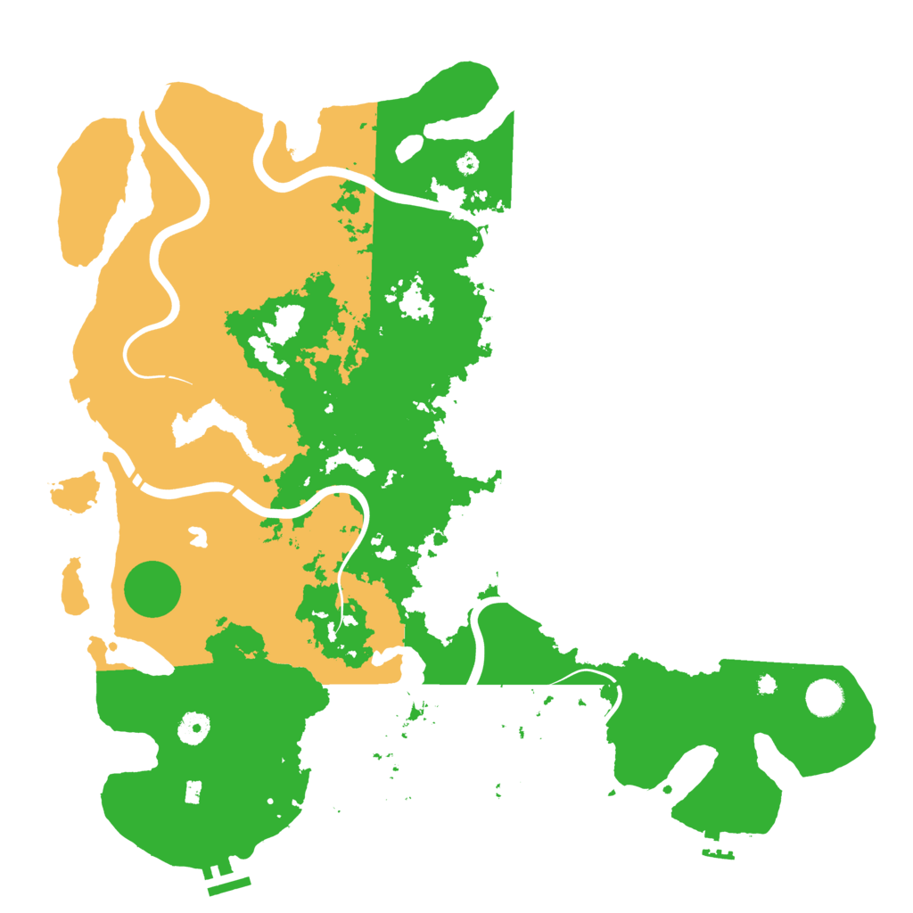 Biome Rust Map: Procedural Map, Size: 4250, Seed: 343851565
