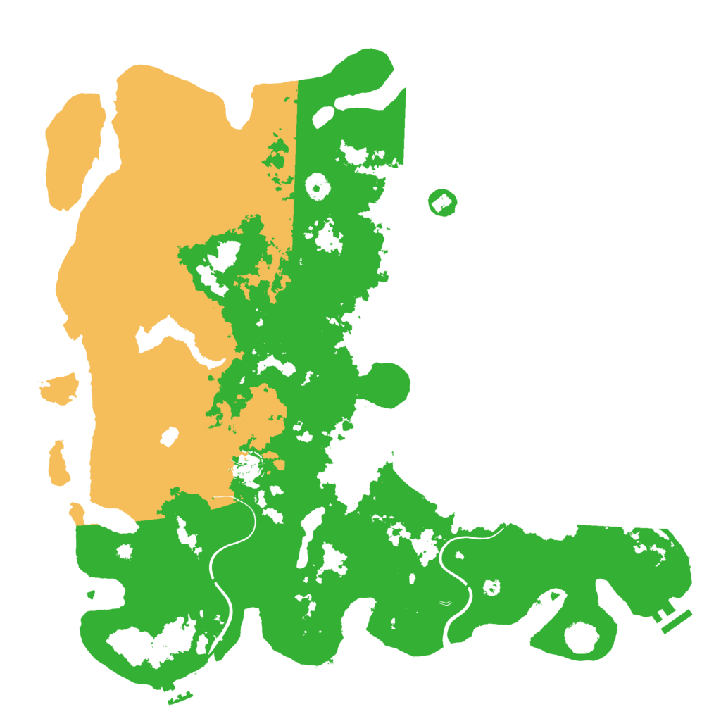 Biome Rust Map: Procedural Map, Size: 4250, Seed: 343851565