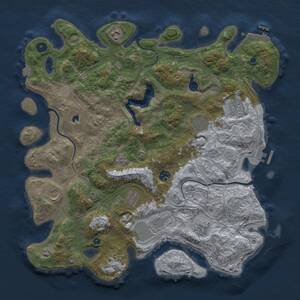 Thumbnail Rust Map: Procedural Map, Size: 4250, Seed: 74837632, 15 Monuments