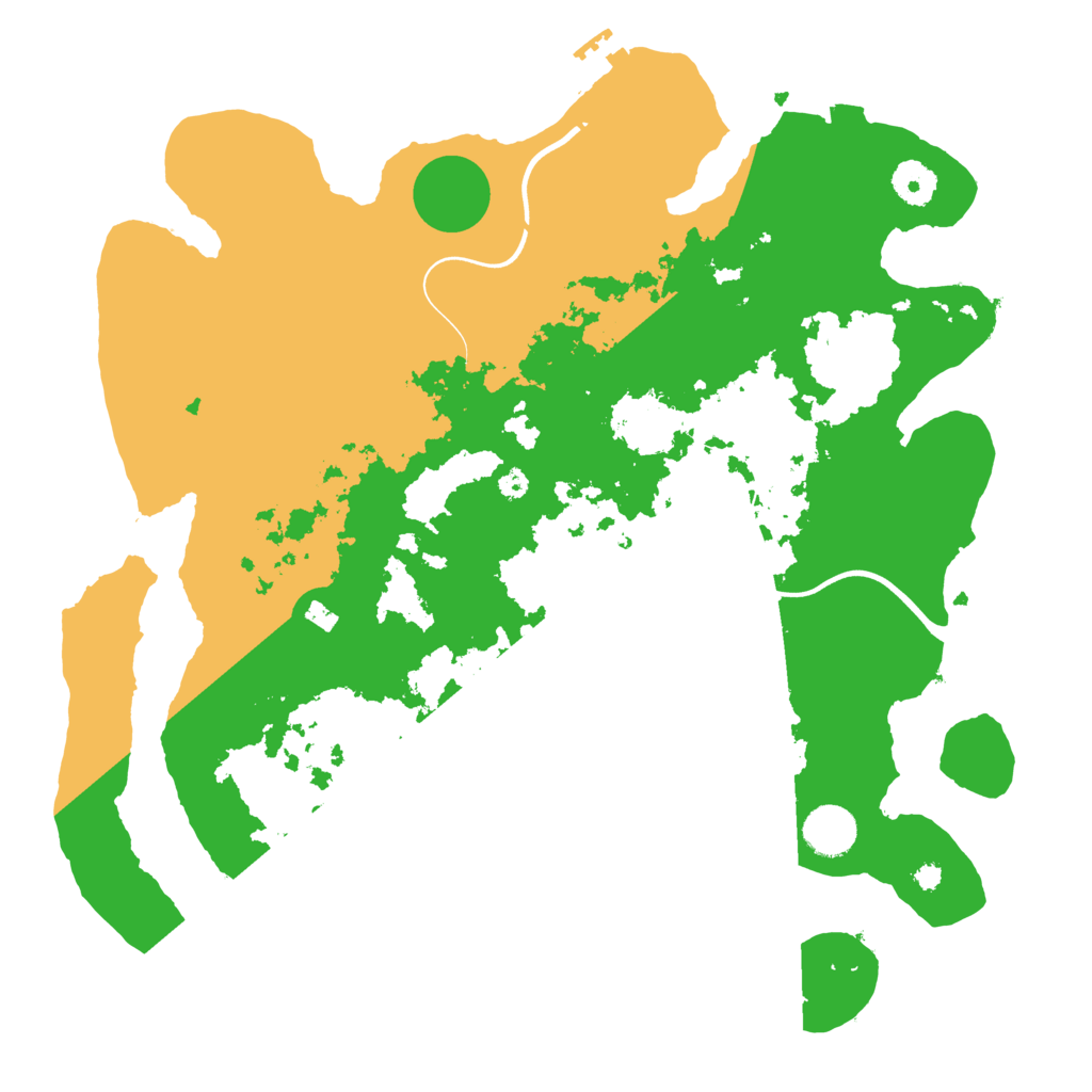 Biome Rust Map: Procedural Map, Size: 3750, Seed: 1930383321