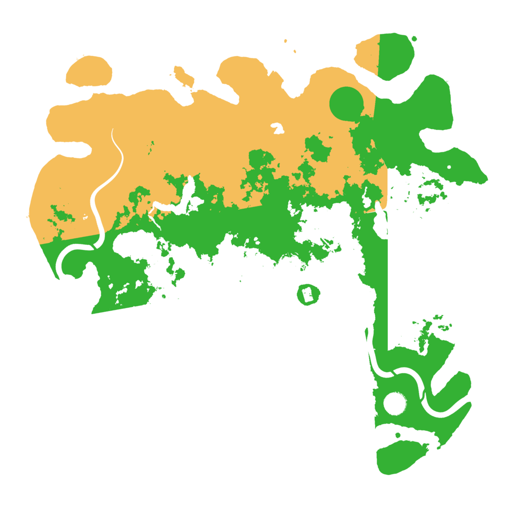 Biome Rust Map: Procedural Map, Size: 4000, Seed: 20241108