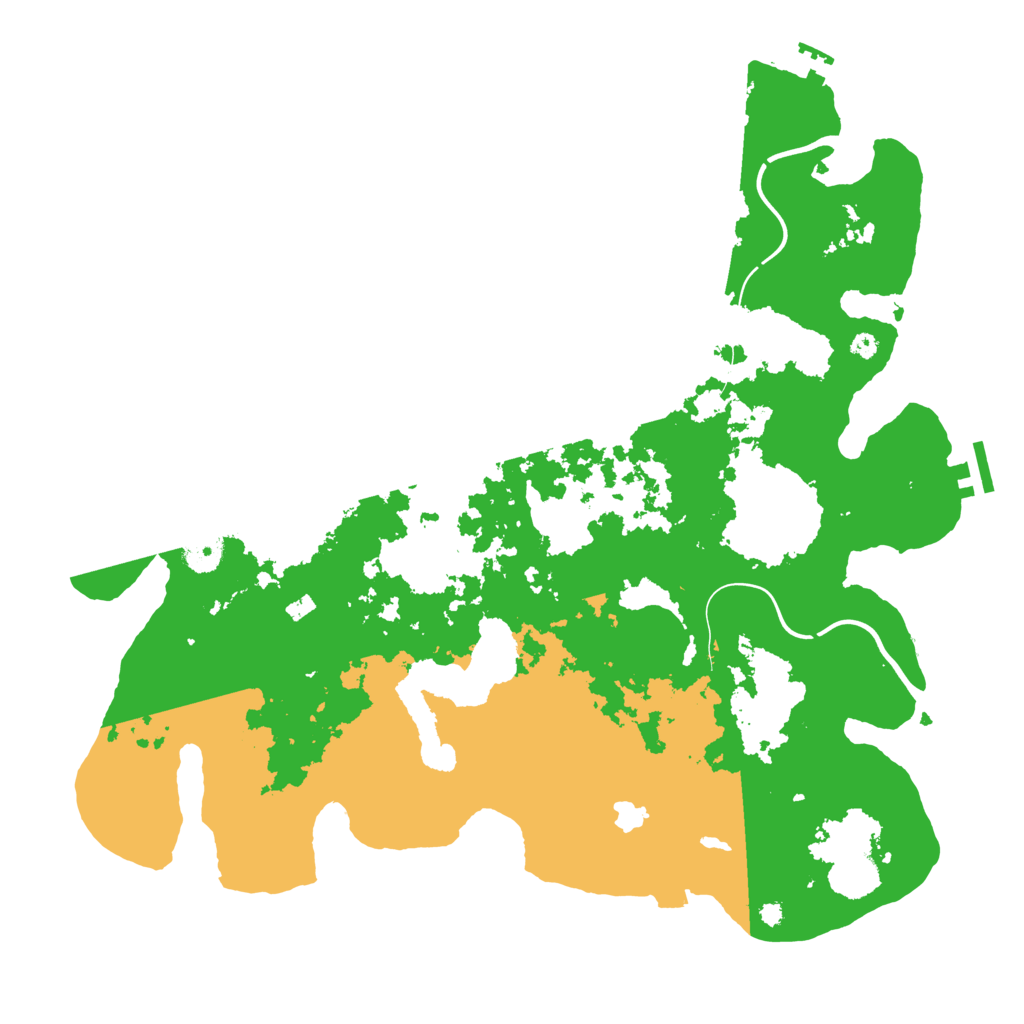 Biome Rust Map: Procedural Map, Size: 4000, Seed: 196703314