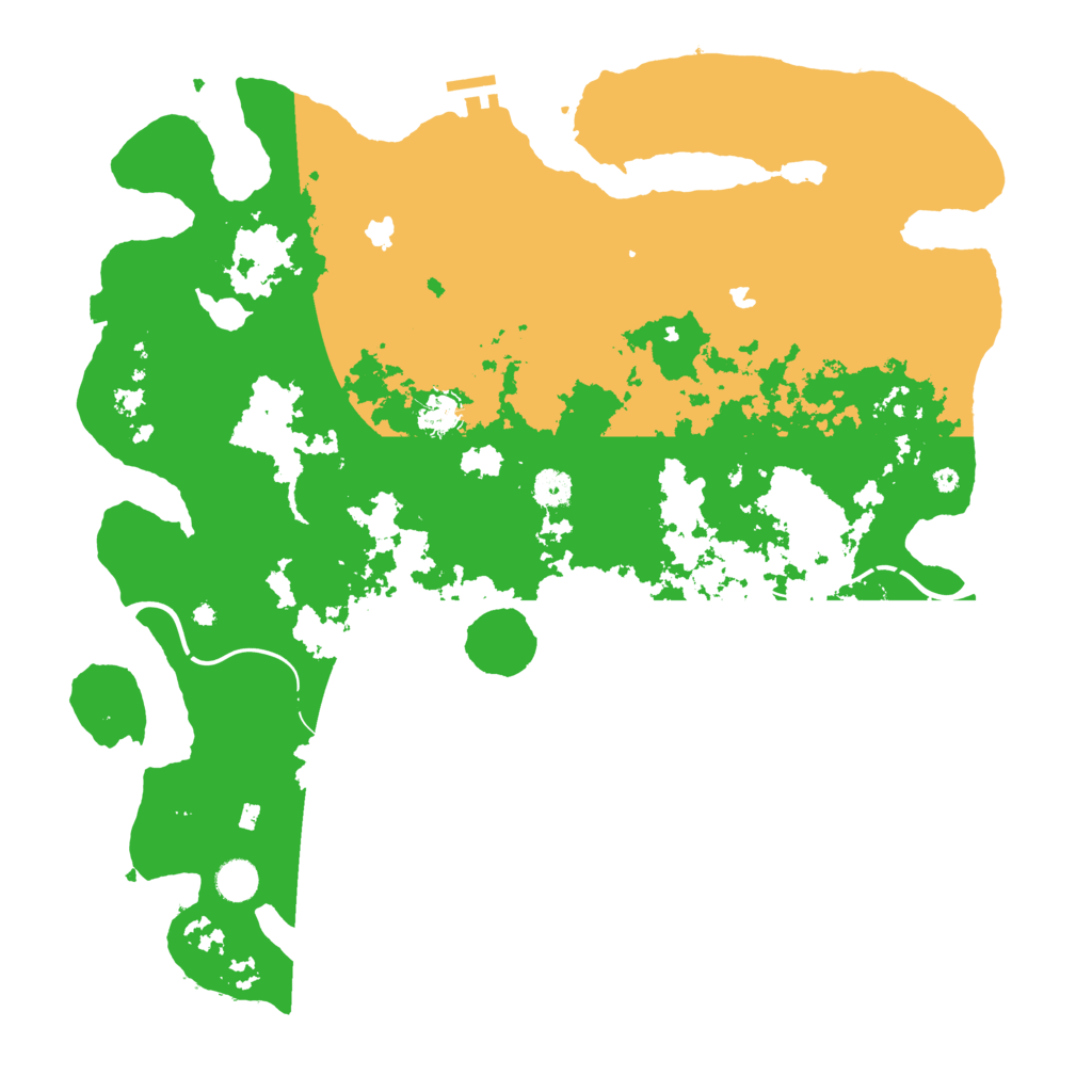 Biome Rust Map: Procedural Map, Size: 4500, Seed: 352062219